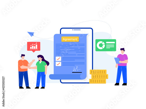 
Download flat illustration of secure payment 

