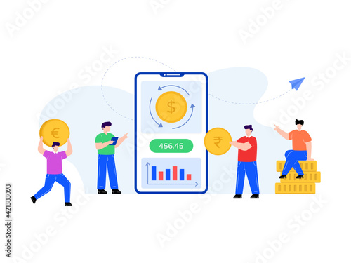 
Download flat illustration of secure payment 

