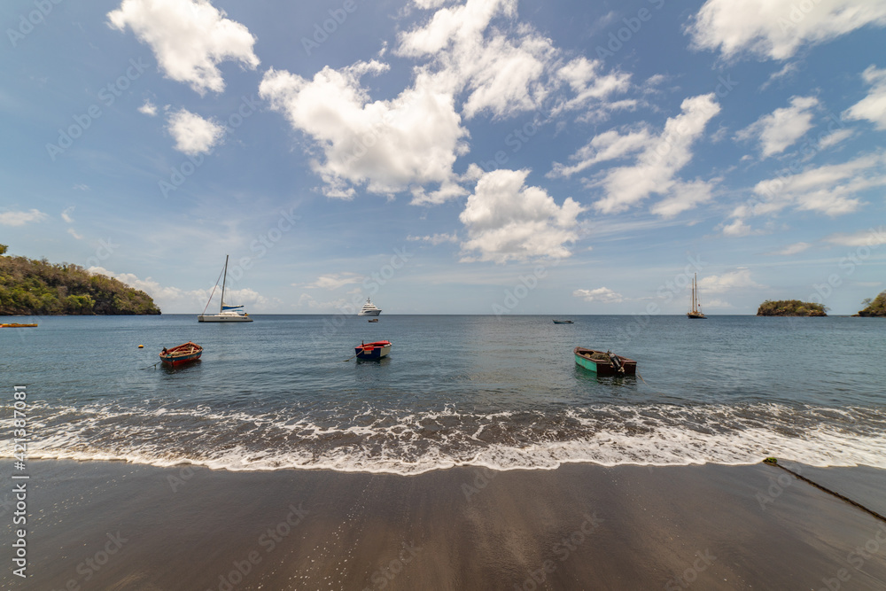 Obraz premium Saint Vincent and the Grenadines, Buccament Bay