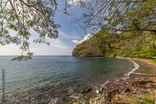 Saint Vincent ant the Grenadines, Wallilabou bay, boats