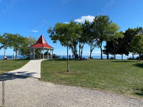 Canvas Print In front of the Lake Ontario