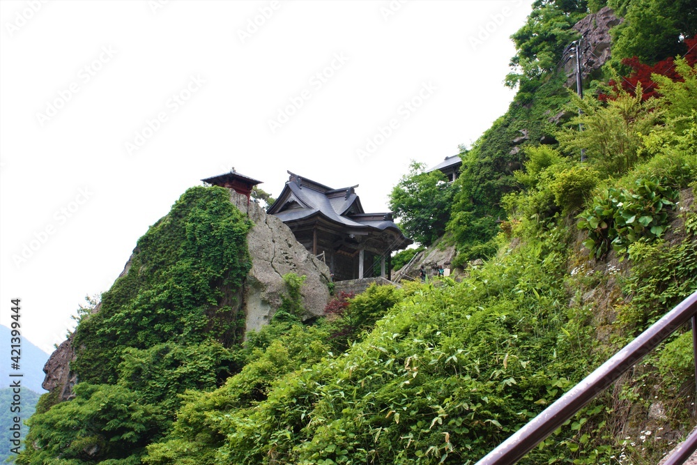Yamadera temple in Yamagata prefecture, Japan - 山寺 (宝珠山立石寺) 山形県 日本