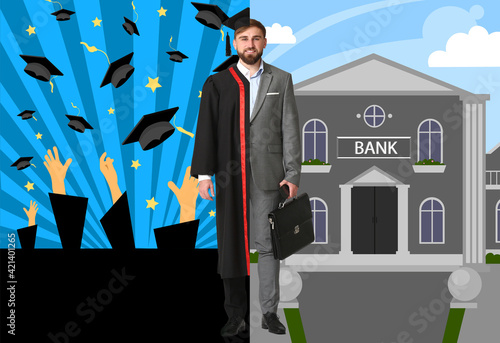 Comparison portrait of youn...