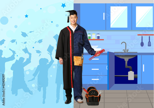 Comparison portrait of youn...