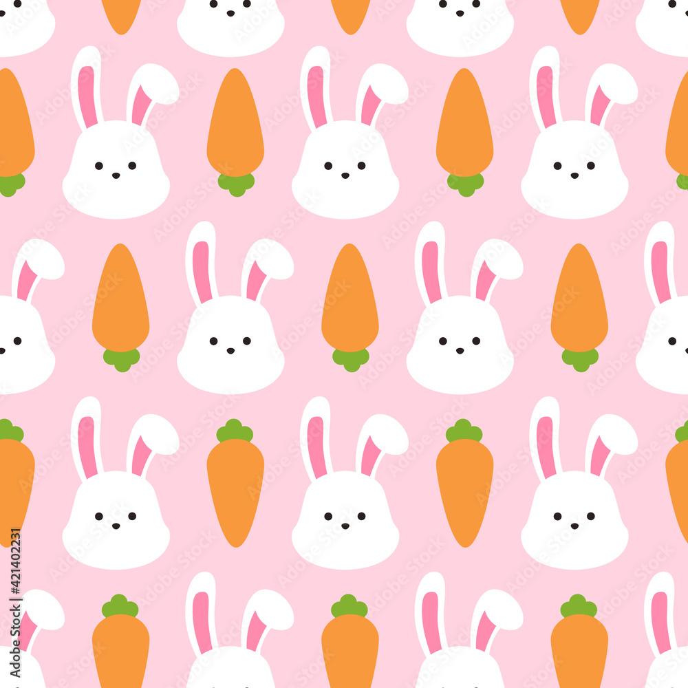 Seamless easter pattern background vector illustration easter day concept Seamless easter pattern background vector illustration easter day concept