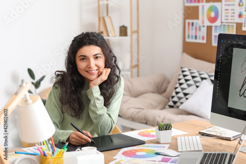 Graphic designer working in...