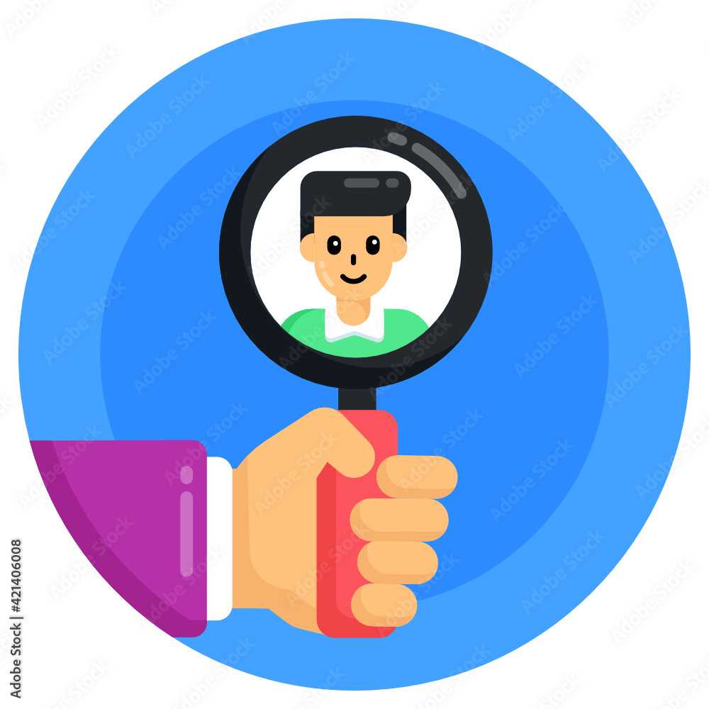 Man with bag denoting flat icon of employee
Man with bag denoting flat icon of employee