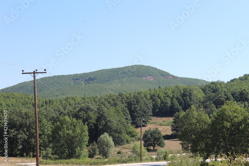 landscape with mountains