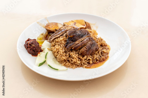 Photography Braised Duck with Rice