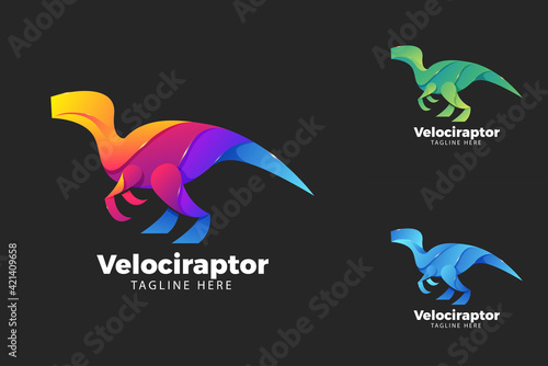 velociraptor logo gradient