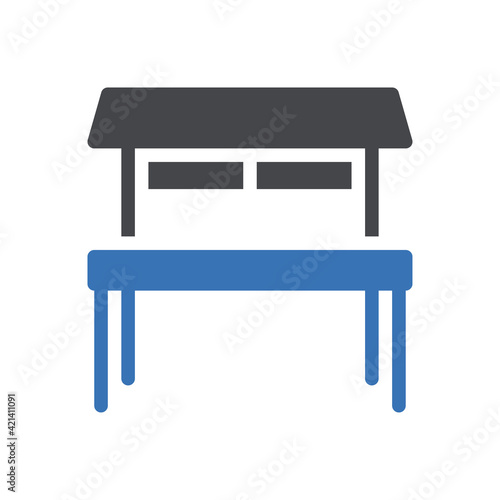 school bench