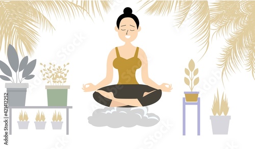 Yoga poses or asana posture for workout in Release Low Back Tension concept. Meditation.