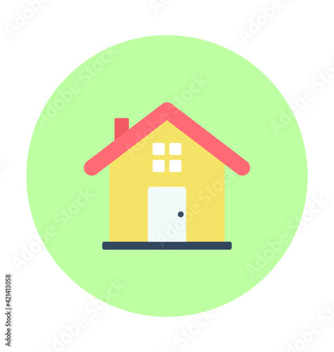 Hut Colored Vector Icon