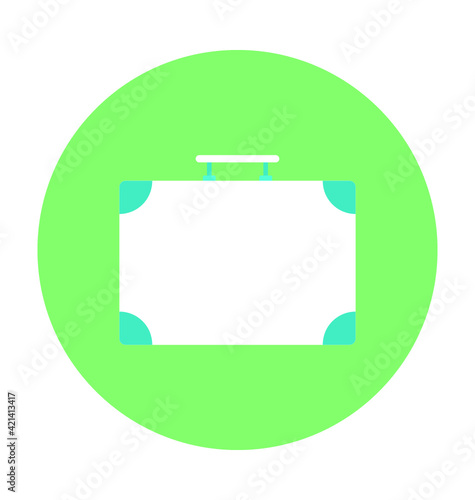 Briefcase Colored Vector Icon