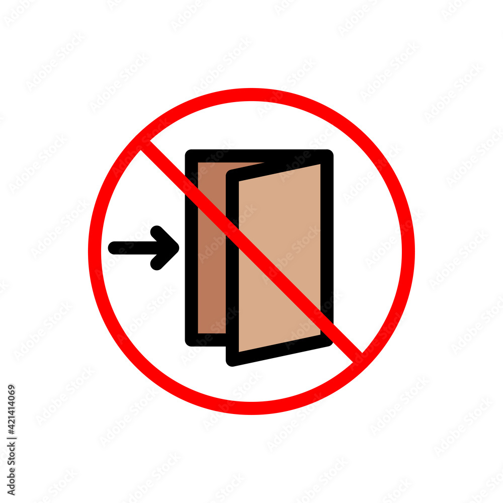 restricted open door restricted open door