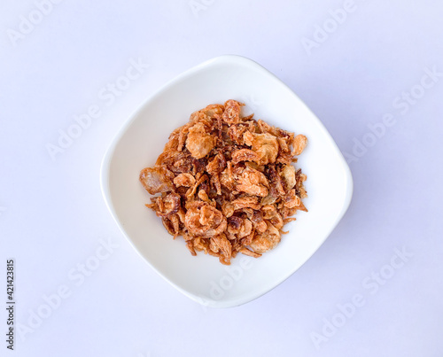 bowl of fried onion