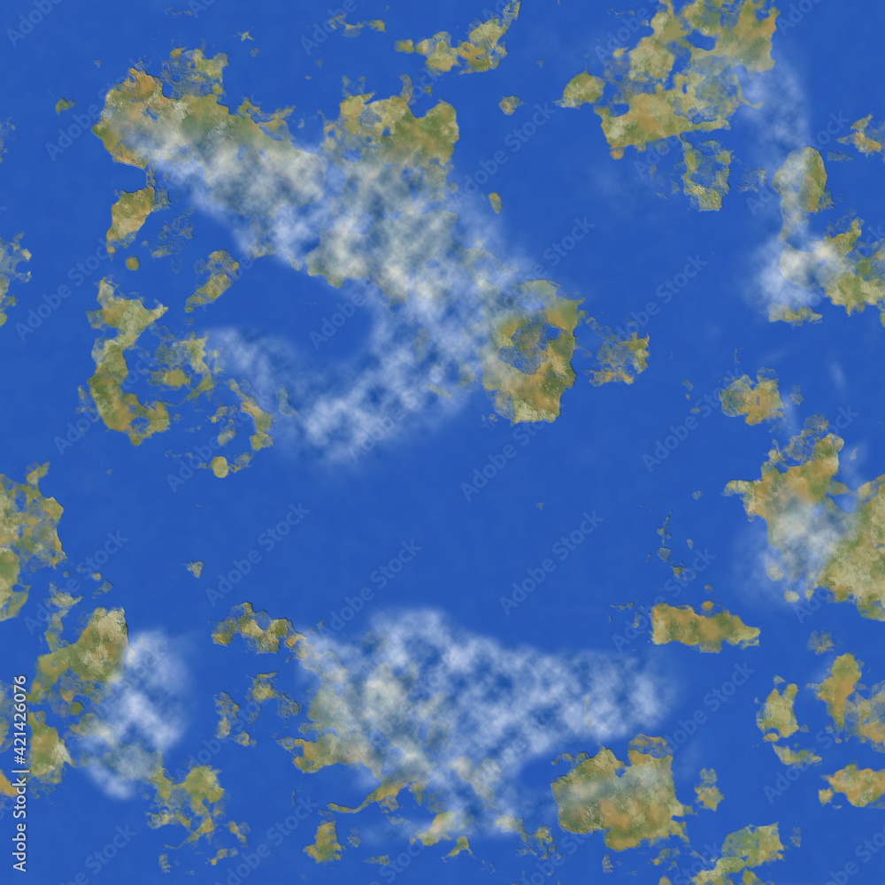 Seamless Texture Earth high-resolution maps land background Stock