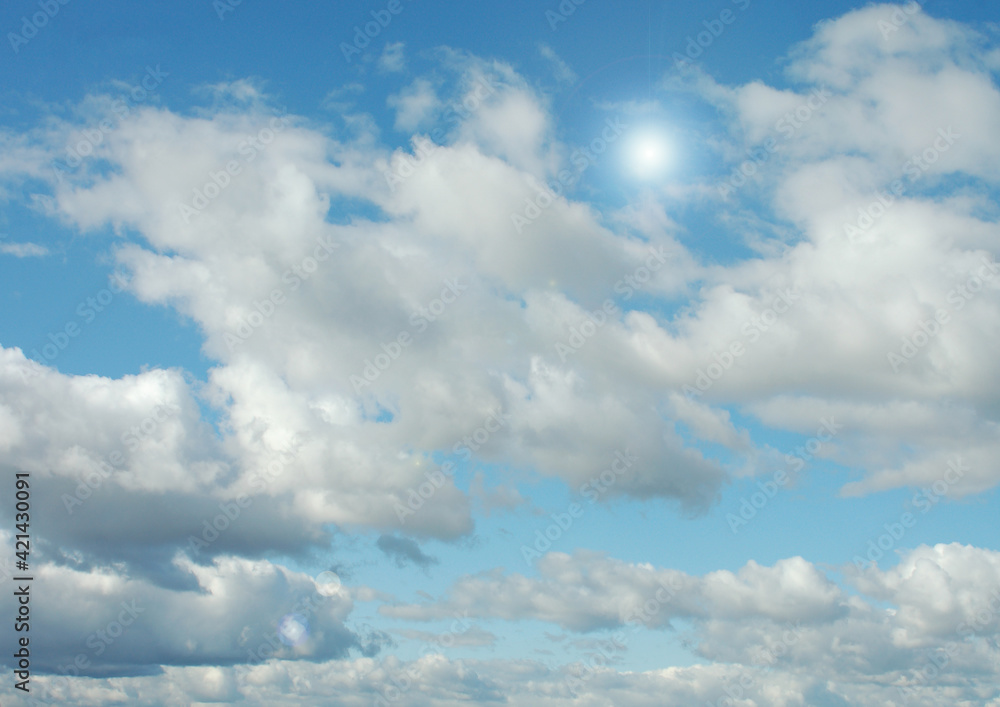 Cloudy sky background Cloudy sky background