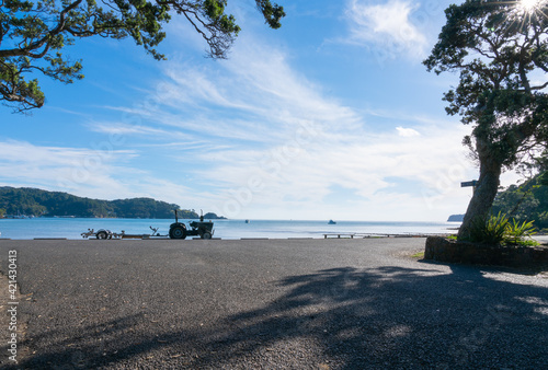 Tractor on Mulberry Grove Beach photo