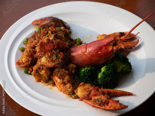 Cantonese menu - Lobster with XO Sauce