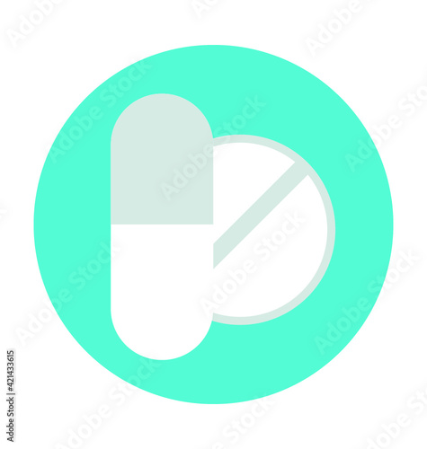 Medicine Colored Vector Icon