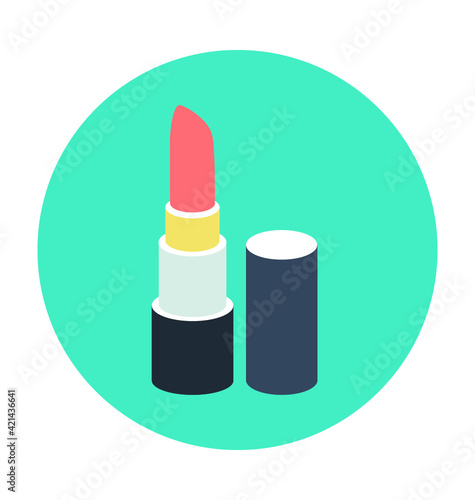 Lipstick Colored Vector Illustration