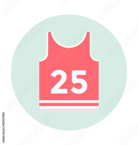 Player Vest Colored Vector Icon