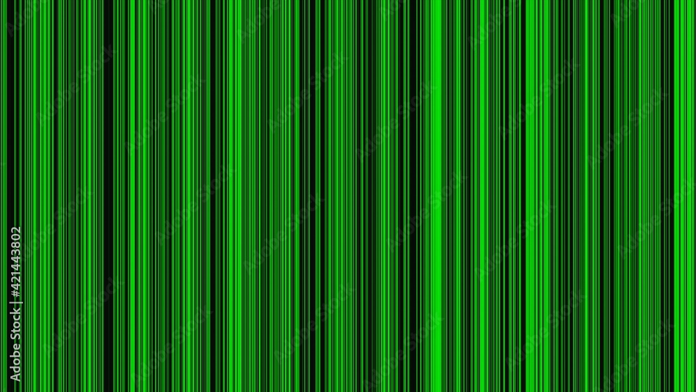 Black with green sales stripes