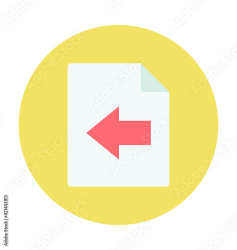 Free Download Backpage Colored Vector Icon  - GFXLoad
