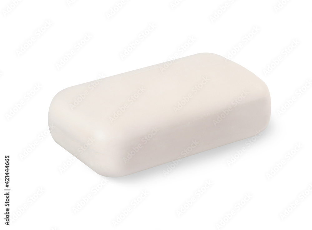 A bar of soap isolated on white background. A bar of soap isolated on white background.
