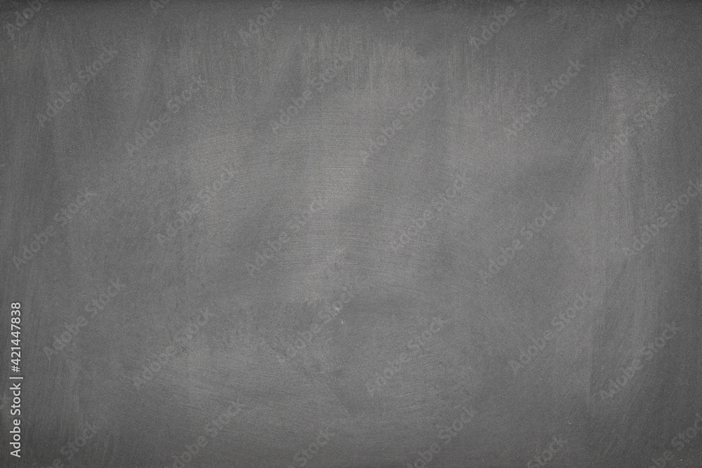 Fototapeta premium Abstract Chalk rubbed out on blackboard or chalkboard texture. clean school board for background or copy space for add text message. Backdrop of Education concepts.