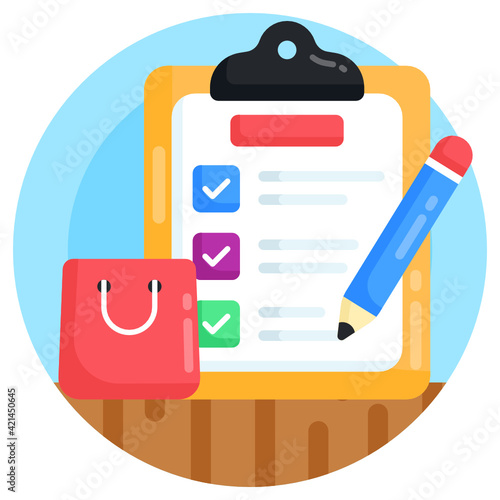 
Delivery record flat rounded icon 

