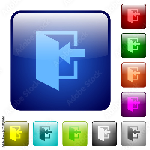 Enter color square buttons