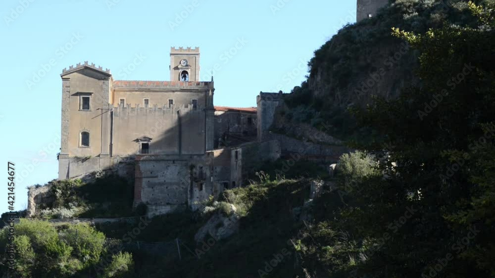The church of San Nicolò in the Borgo di Savoca in Sicily The church of San Nicolò in the Borgo di Savoca in Sicily