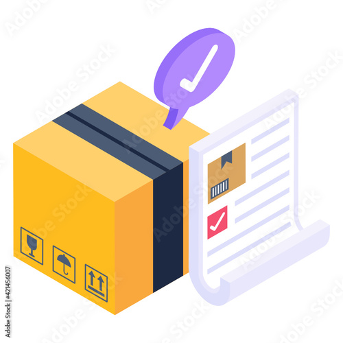 
Trendy vector design of pallet isometric icon 

