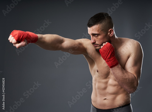 MMA fighter training © Xalanx