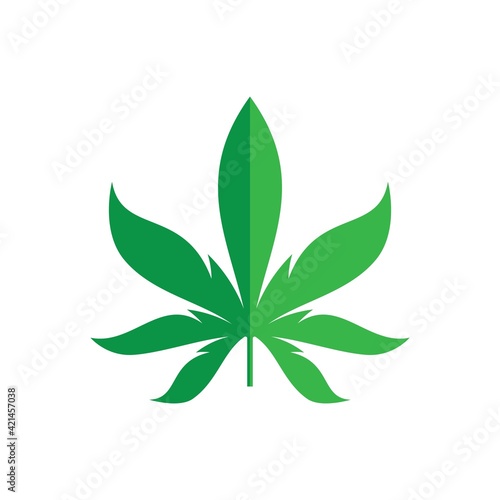 Cannabis logo images illustration