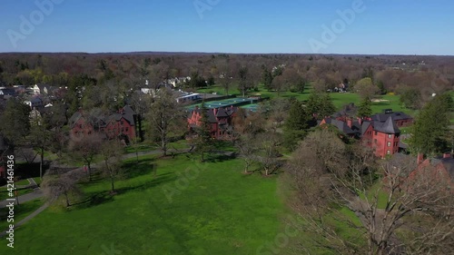 Aerial View of the Lawrenceville School Campus photo