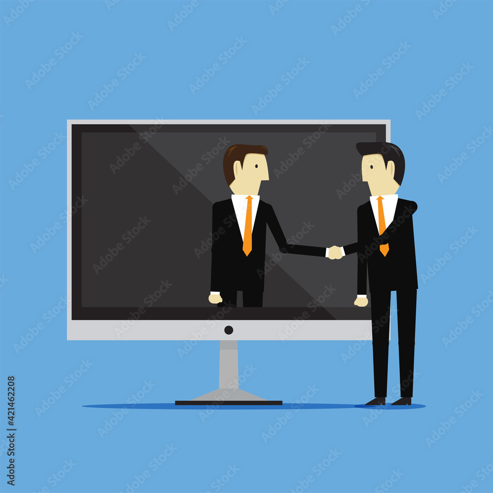 Online video business cooperation