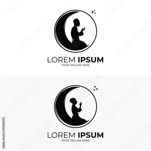 Islamic Logo - Praying People Logo Design Inspiration