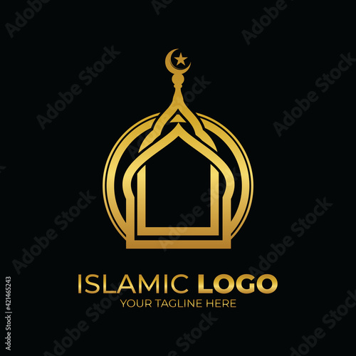 Islamic mosque logo design inspiration