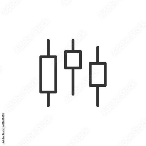Trading thin line icon.