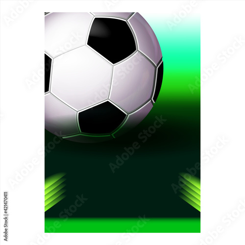 Soccer Sport Championship Final Game Poster Vector