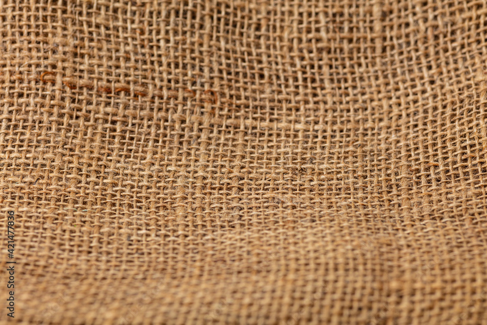 Braune Jute als Hintergrund Textur Muster Braune Jute als Hintergrund Textur Muster