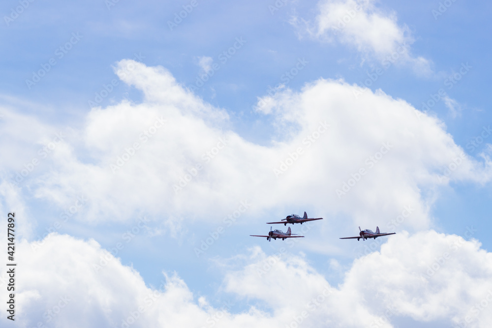 Airplanes in the sky. Airplanes in the sky.