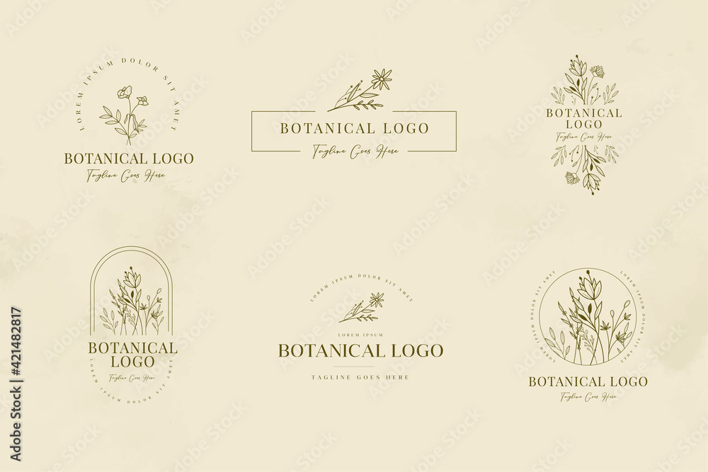 Floral Logo Template 2