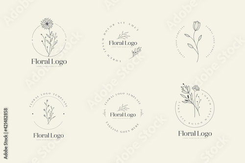 Floral Logo Template