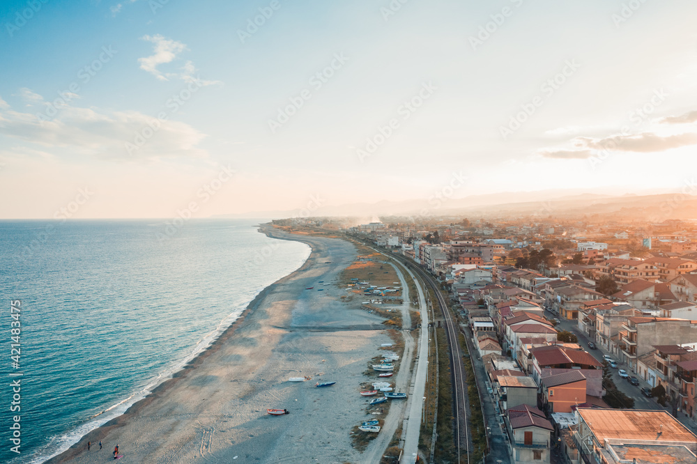 Obraz premium Vista aerea di Siderno