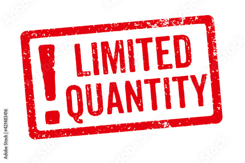 Canvas Print Red stamp on a white background  - Limited Quantity