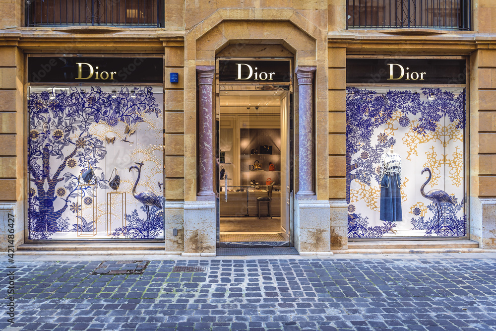 Beirut, Lebanon March 5, 2020 Dior store in Beirut Souks shopping